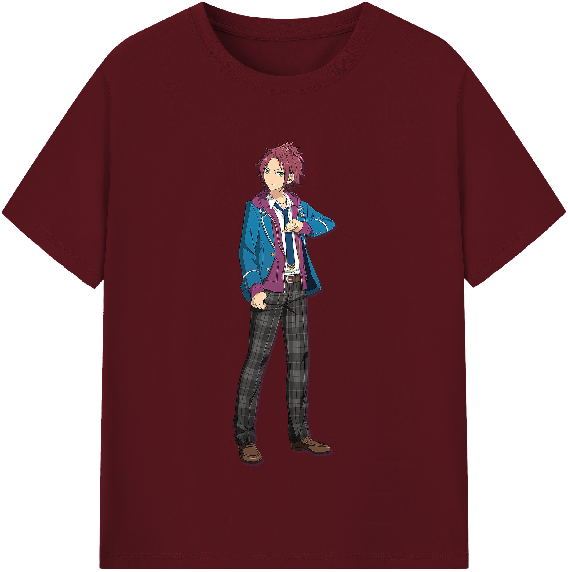 （画像用） あんさんぶるスターズ! Ensemble Stars 綿100％半袖Tシャツ（フロントプリント）